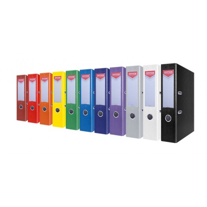 Segregator OFFICE PRODUCTS Officer, PP, A4/75mm, szary
