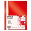 Skoroszyt OFFICE PRODUCTS, PP, A4, miękki, 100/170mikr., czerwony