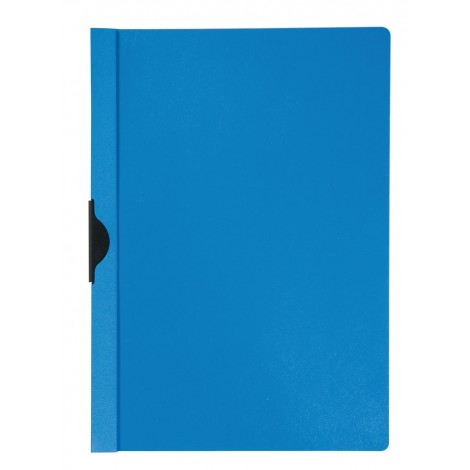 Skoroszyt Q-CONNECT z metalowym klipsem, PP, A4, 200/350mikr., niebieski