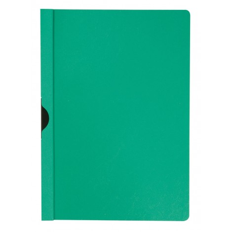 Skoroszyt Q-CONNECT z metalowym klipsem, PP, A4, 200/350mikr., zielony