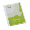 Koszulki na katalogi Q-CONNECT, PVC, A4, krystal, 180mikr., 5szt.