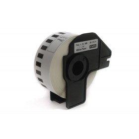 Etykiety JetWorld Zamiennik Brother DK Czarny na Białym 29mm*30.48m  DK22210, DK-22210, DK22.210 