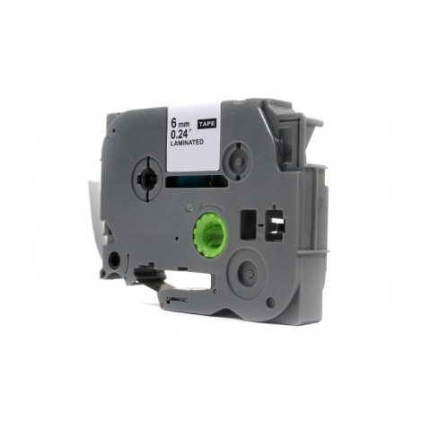 Taśma (ekstra mocny klej) JetWorld Czarny na Żółtym Zamiennik Brother 6mm x 8m TZe-S611 (TZES611, TZS611, TZ-S611, AZES611, 