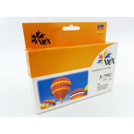 Tusz Wox Cyan Epson T7902 (79XL) zamiennik C13T79024010 