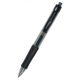 Długopis automatyczny żelowy Q-CONNECT 0,5mm (linia), czarny