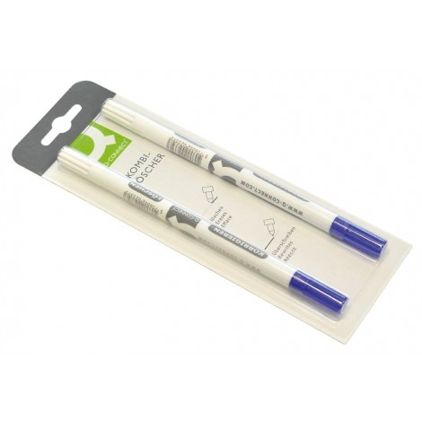 Wymazywacz do atramentu z cienkopisem Q-CONNECT, blister - 2szt.