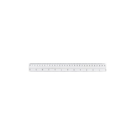 Linijka GRAND plastikowa z uchwytem &8211 30cm/12cali GR-878