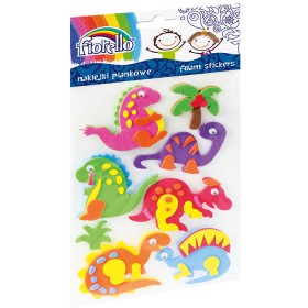 Naklejki piankowe Fiorello GR-NP130 dinozaury
