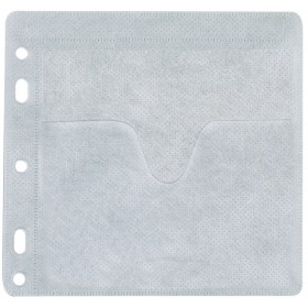 Koperty na 2 płyty CD/DVD Q-CONNECT, do wpinania, 40szt., białe