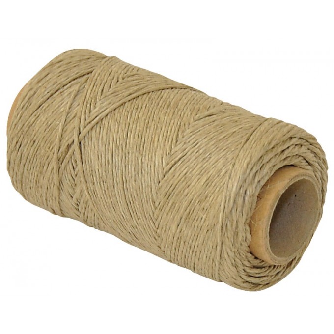 Nici lniane Q-CONNECT,100g, 170m, brązowe