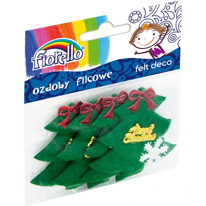 Ozdoby filcowe Fiorello GR-CH323 choinka