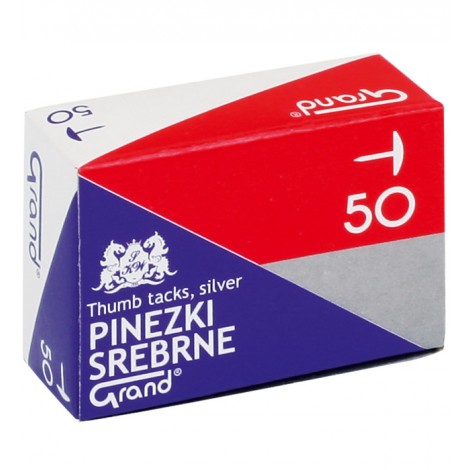 Pinezki GRAND S50 srebrne &8211 A&822110