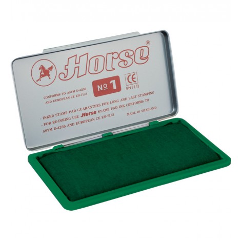 Poduszka do stempli HORSE nr 1 &8211 zielona 150X74mm
