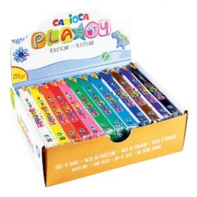Plastelina 12 kol.x150g display Carioca PLASTY (42712)