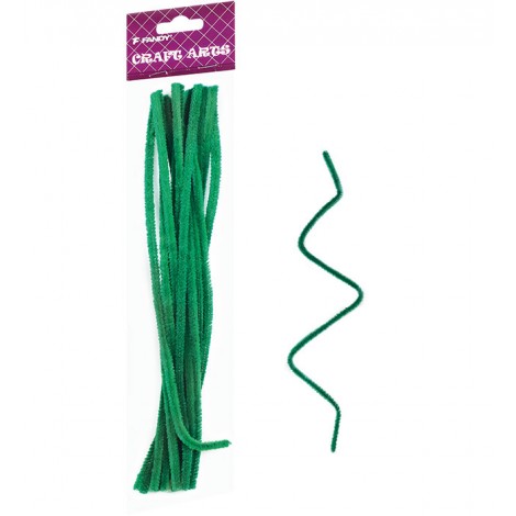 Druciki kreatywne, śr. 6mm, dł. 30 cm, 15 szt. Fandy 171791 zielone