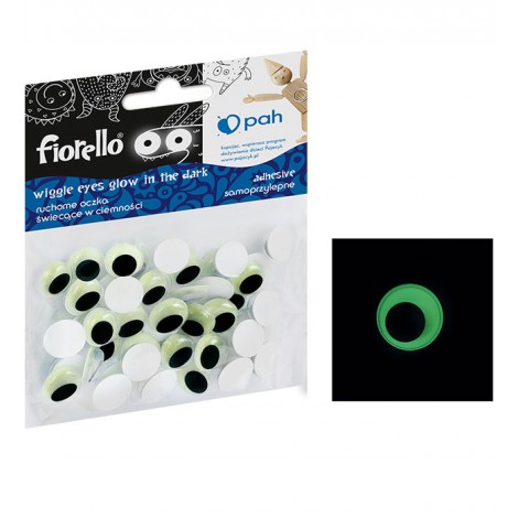 Confetti Fiorello GR-KE50-12F oczka samoprzylepne fluorescencyjne