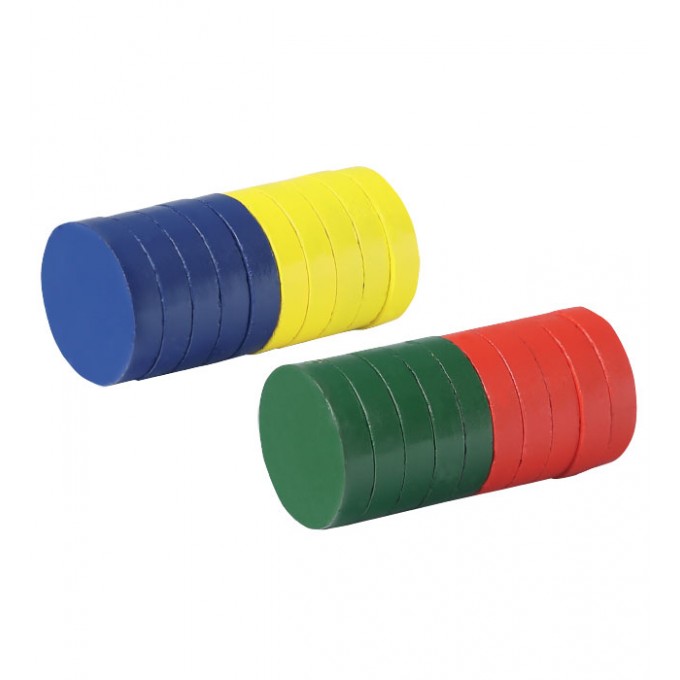Magnesy kolorowe Fandy 25 mm, 20 szt. 171712