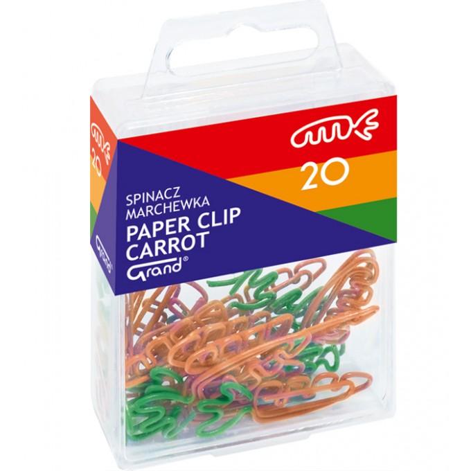 Spinacz MARCHEWKA T4 GRAND 20 szt.