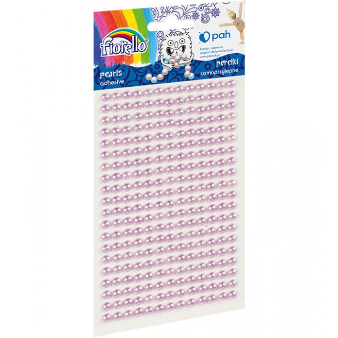 Perełki samoprzylepne FIORELLO GR-PS162-7 lila