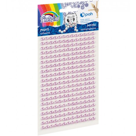 Perełki samoprzylepne FIORELLO GR-PS162-7 lila