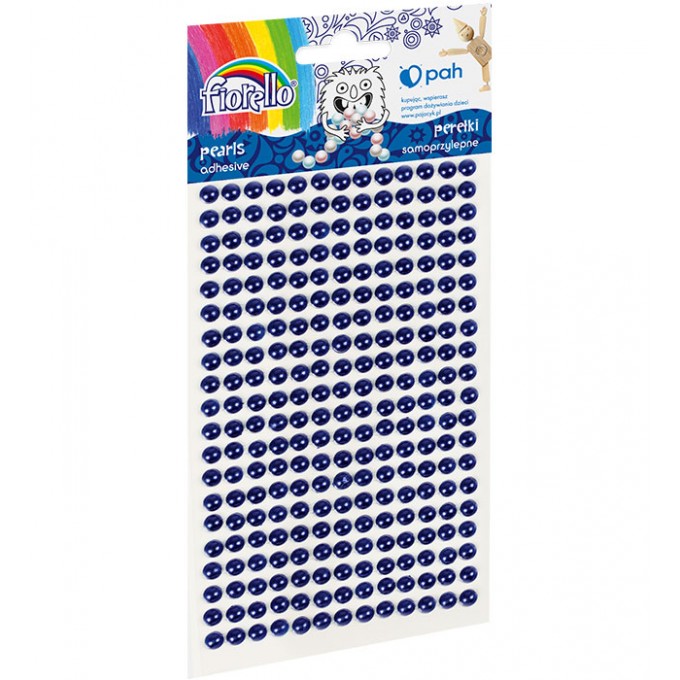 Perełki samoprzylepne FIORELLO GR-PS162-6 granatowe