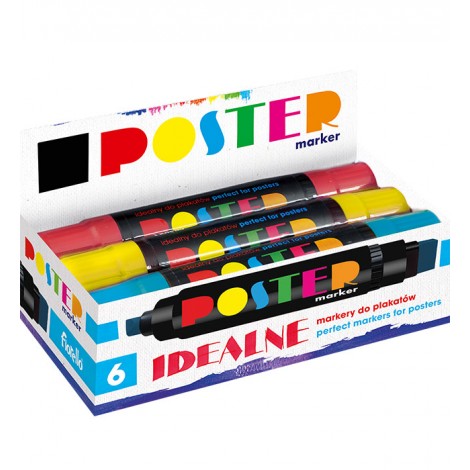 POSTER Marker GR-1712K FIORELLO 6 kol.(5+1gratis)