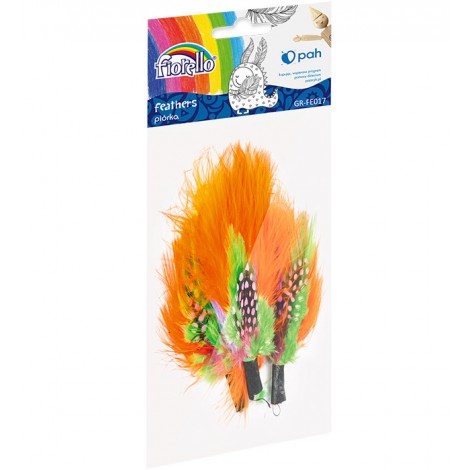 Piórka FIORELLO GR-FE017 nakrapiane 11-13 cm 3 szt.