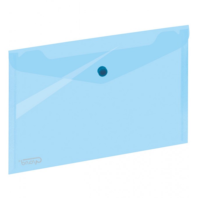 Koperta 043 A5 zatrzask niebieska GRAND