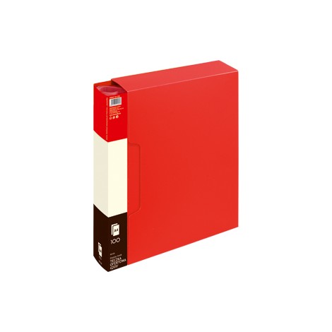 Teczka ofertowa 9010 A  100 koszulek GRAND czerwona