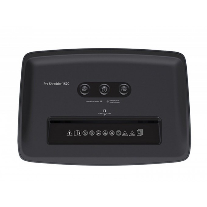 Niszczarka HP PRO SHREDDER 15CC, 20L ciemnoszara