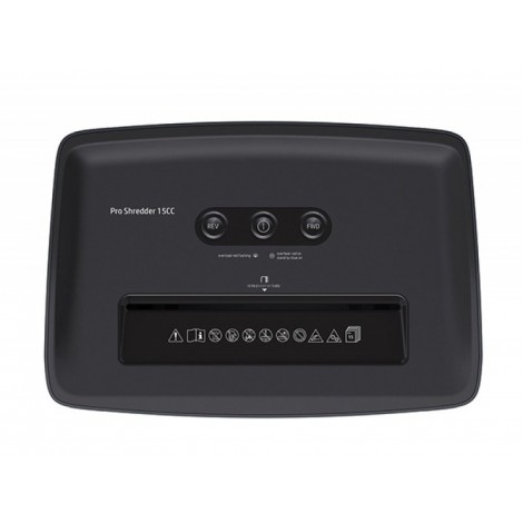 Niszczarka HP PRO SHREDDER 15CC, 20L ciemnoszara