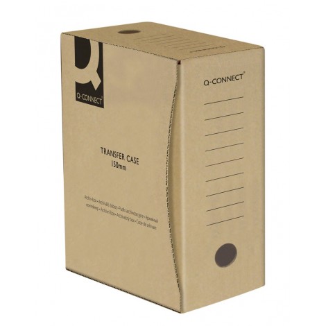 Pudło archiwizacyjne Q-CONNECT, karton, A4/150mm, szare