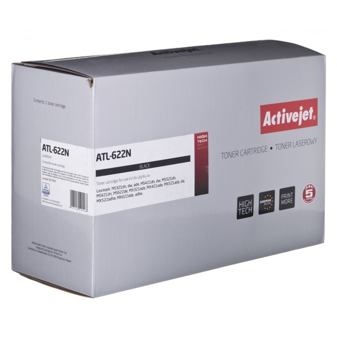 Toner Activejet ATL-622N (zamiennik Lexmark 56F2H00 Supreme 15000 stron czarny)