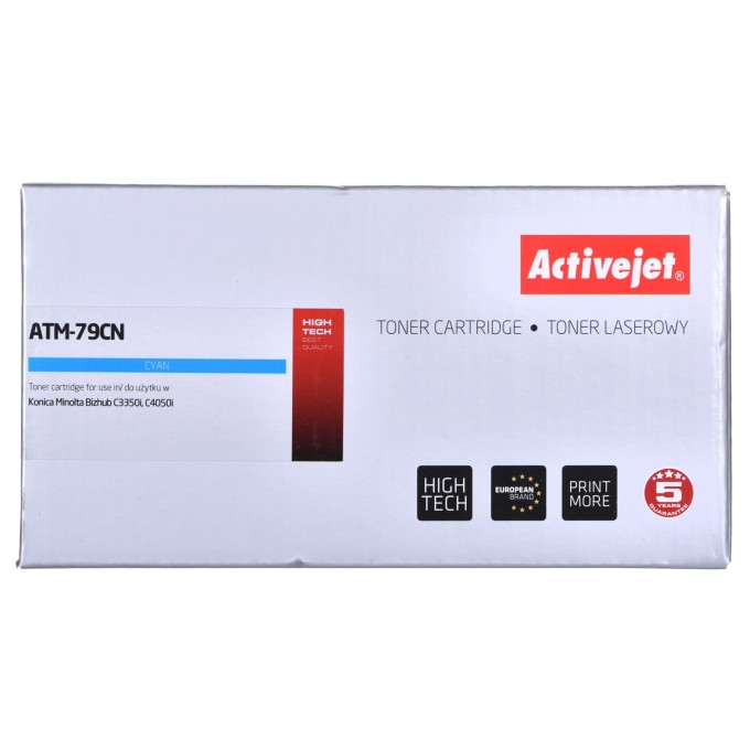 Toner Activejet ATM-79CN (zamiennik Konica Minolta TNP79C Supreme 9000 stron błękitny)