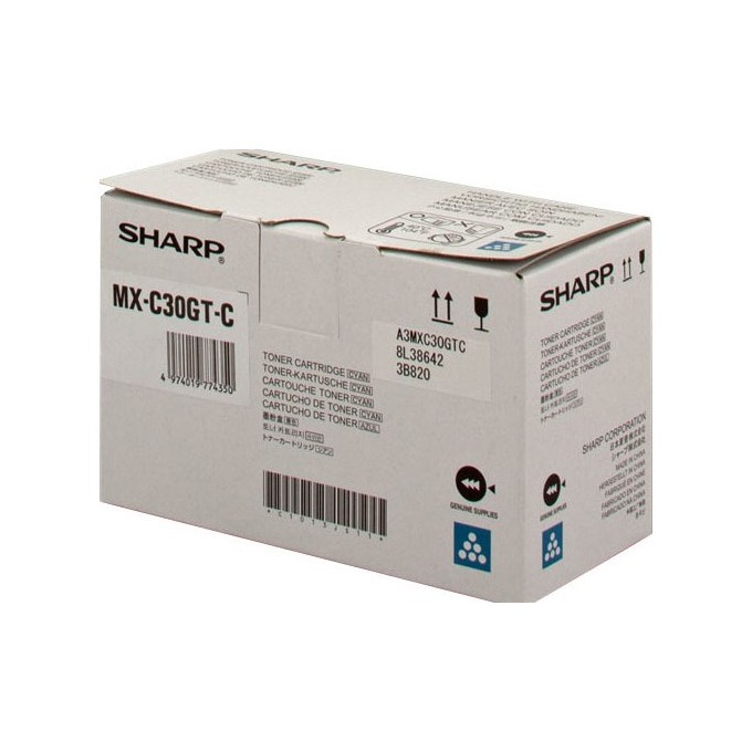SHARP MXC30GTC - toner cyan (błękitny)