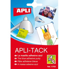 Masa mocująca APLI Apli-Tack, w bloku, 57g, niebieska