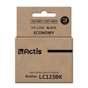 Tusz ACTIS KB-123Bk (zamiennik Brother LC123BK/LC121BK Standard 15 ml czarny)