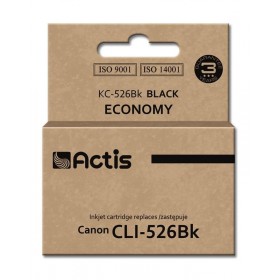 Tusz ACTIS KC-526Bk (zamiennik Canon CLI-526BK Standard 10 ml czarny)