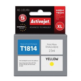 Tusz Activejet AE-1814N (zamiennik Epson 18XL T1814 Supreme 15 ml żółty)