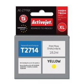 Tusz Activejet AE-27YNX (zamiennik Epson 27XL T2714 Supreme 18 ml żółty)