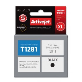 Tusz Activejet AE-1281N (zamiennik Epson T1281 Supreme 15 ml czarny)