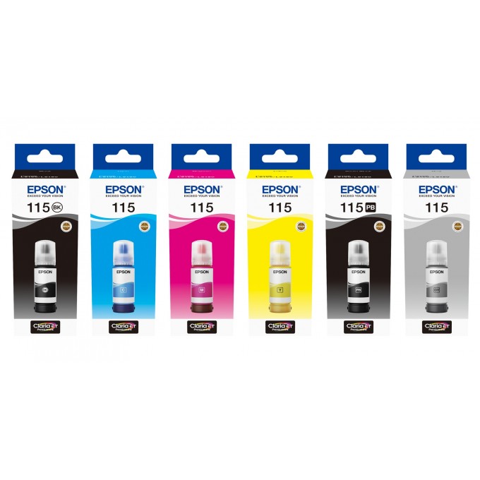 Epson Tusz FotoCzarny C13T07D14A