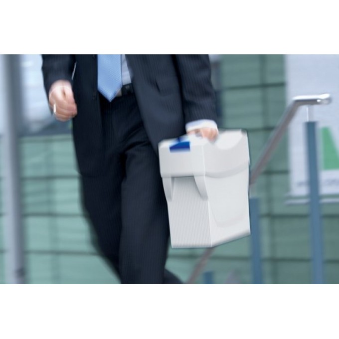 Pojemnik na teczki zawieszkowe HAN Swing Plus, polistyren, A4, z wiekiem, szary