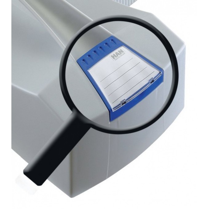 Pojemnik na teczki zawieszkowe HAN Swing Plus, polistyren, A4, z wiekiem, szary