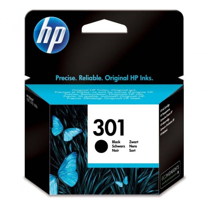 Tusz HP czarny HP 301, HP301CH561EE, 190 str.,3 ml