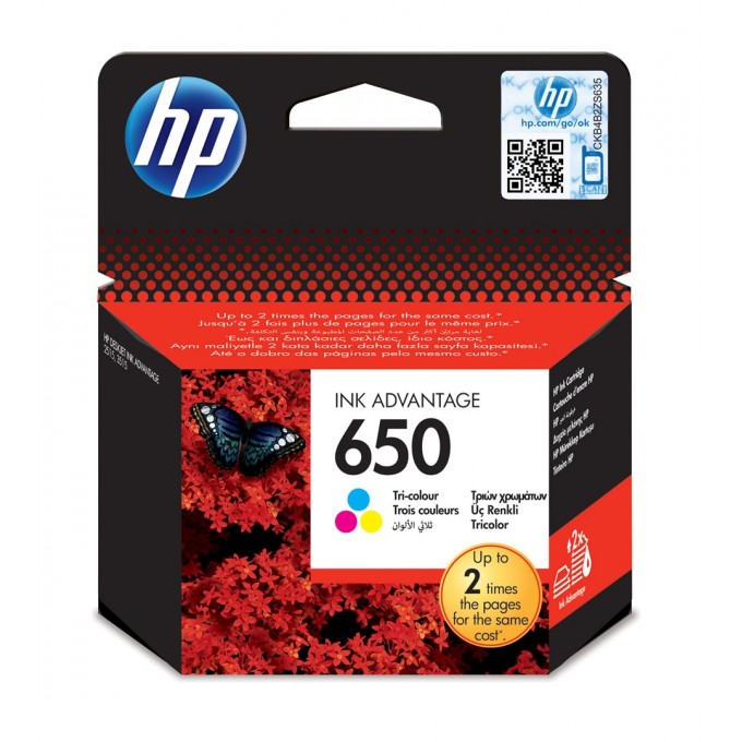 Tusz HP kolor HP 650, HP650CZ102AE, 200 str.