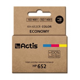 Tusz ACTIS KH-652CR (zamiennik HP 652 F6V24AE Standard 15 ml kolor)