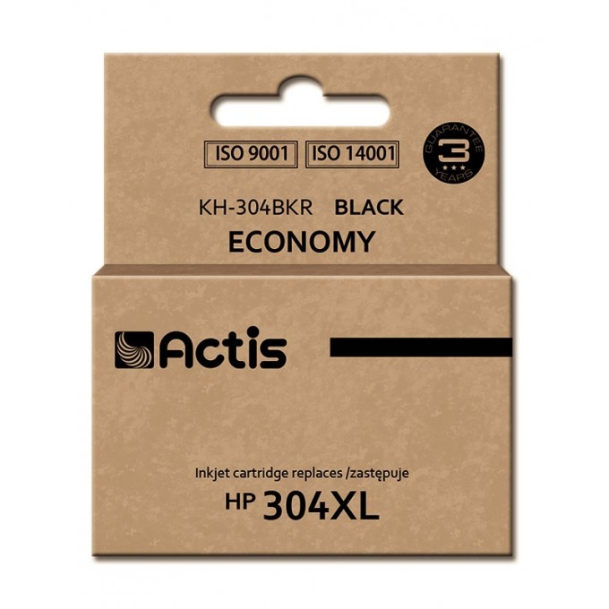 Tusz ACTIS KH-304BKR (zamiennik HP 304XL N9K08AE Premium 15 ml czarny)