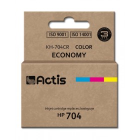 Tusz ACTIS KH-704CR (zamiennik HP 704 CN693AE Standard 9 ml kolor)