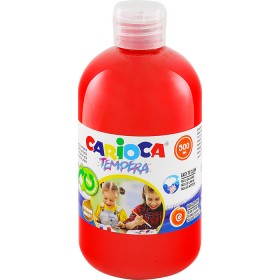 Farba Carioca tempera N 500 ml (40427/10) czerwona